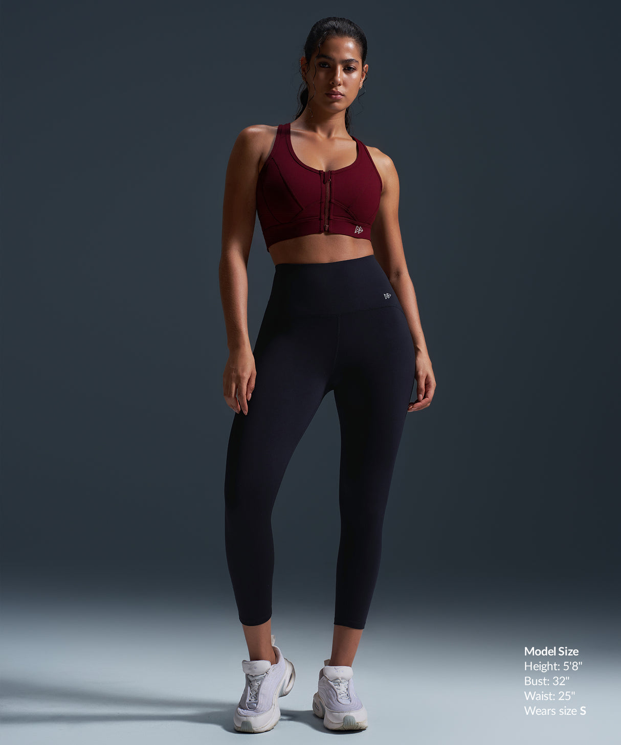 Enfold Zip Front Mesh Racerback Vadderad Löpar-BH | Sport-BH med Högt Stöd för Damer Enfold Zip Front Mesh Racerback Vadderad Löpar-BH | Sport-BH med Högt Stöd för Damer