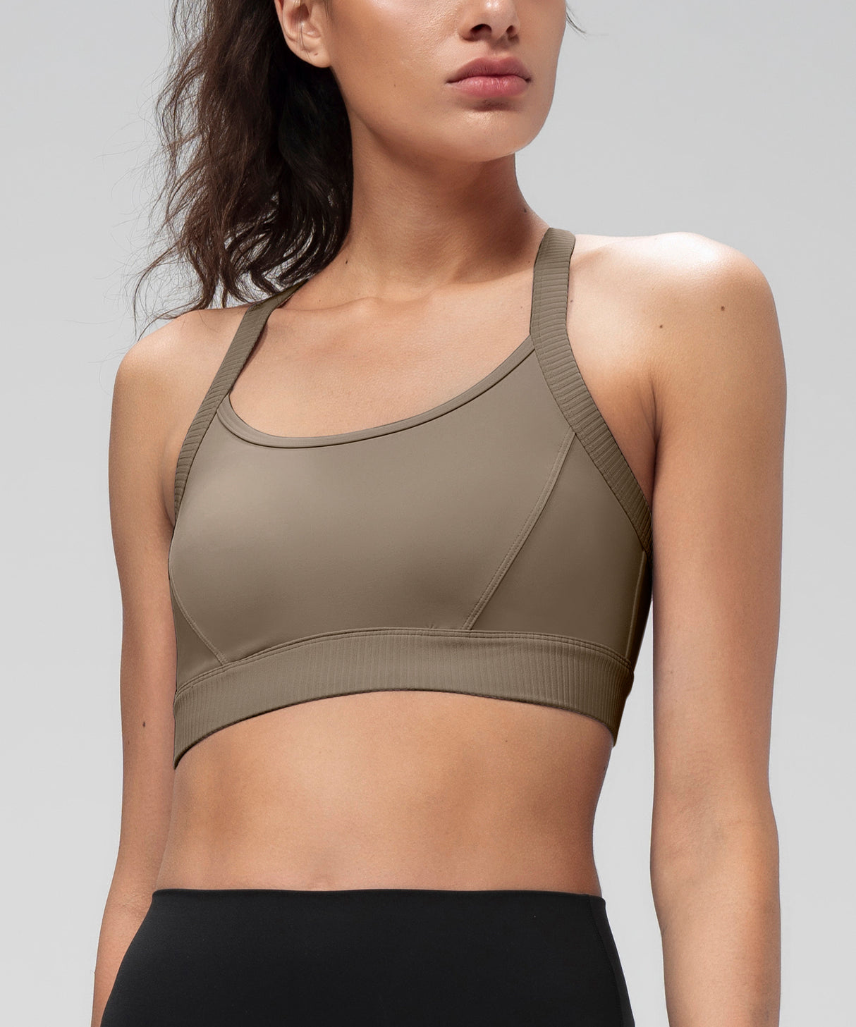 Shift Ribbed Sewn-in Pads Racerback Running Bra | Women's High Support Sports Bra Shift Ribbed Sewn-in Pads Racerback Running Bra | Women's High Support Sports Bra