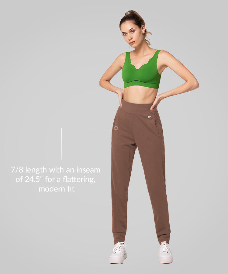 Pantalones deportivos de corte regular con bolsillos laterales | Pantalones deportivos para mujer Pantalones deportivos de corte regular con bolsillos laterales | Pantalones deportivos para mujer
