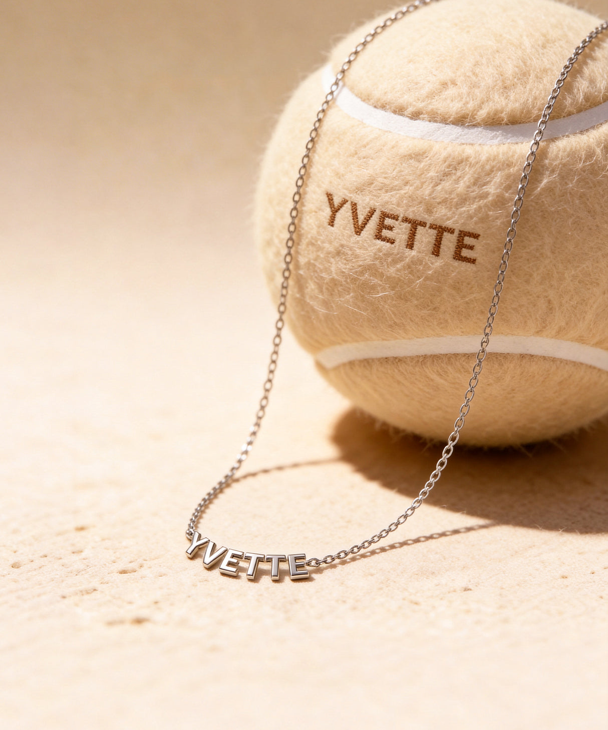 Yvette Premium Brand Logo Cross Sports Necklace