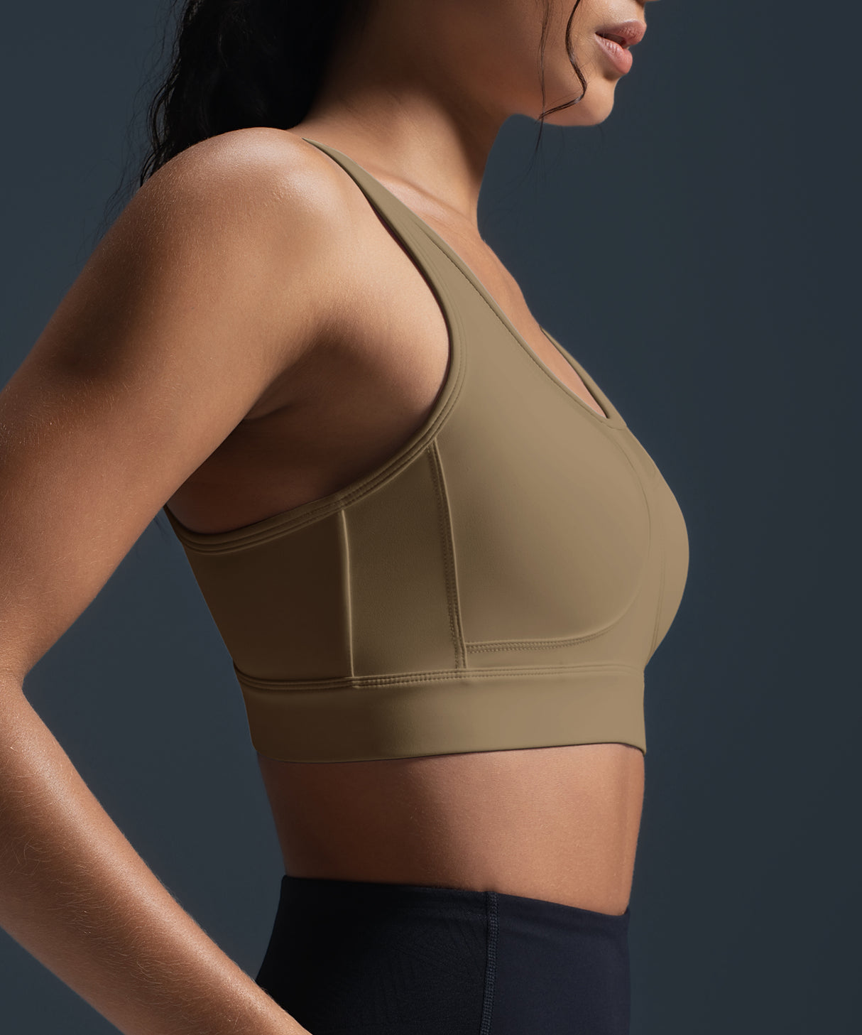 Power Breathable Cross Back Padded Running Bra| Women's High Support Sports Bra