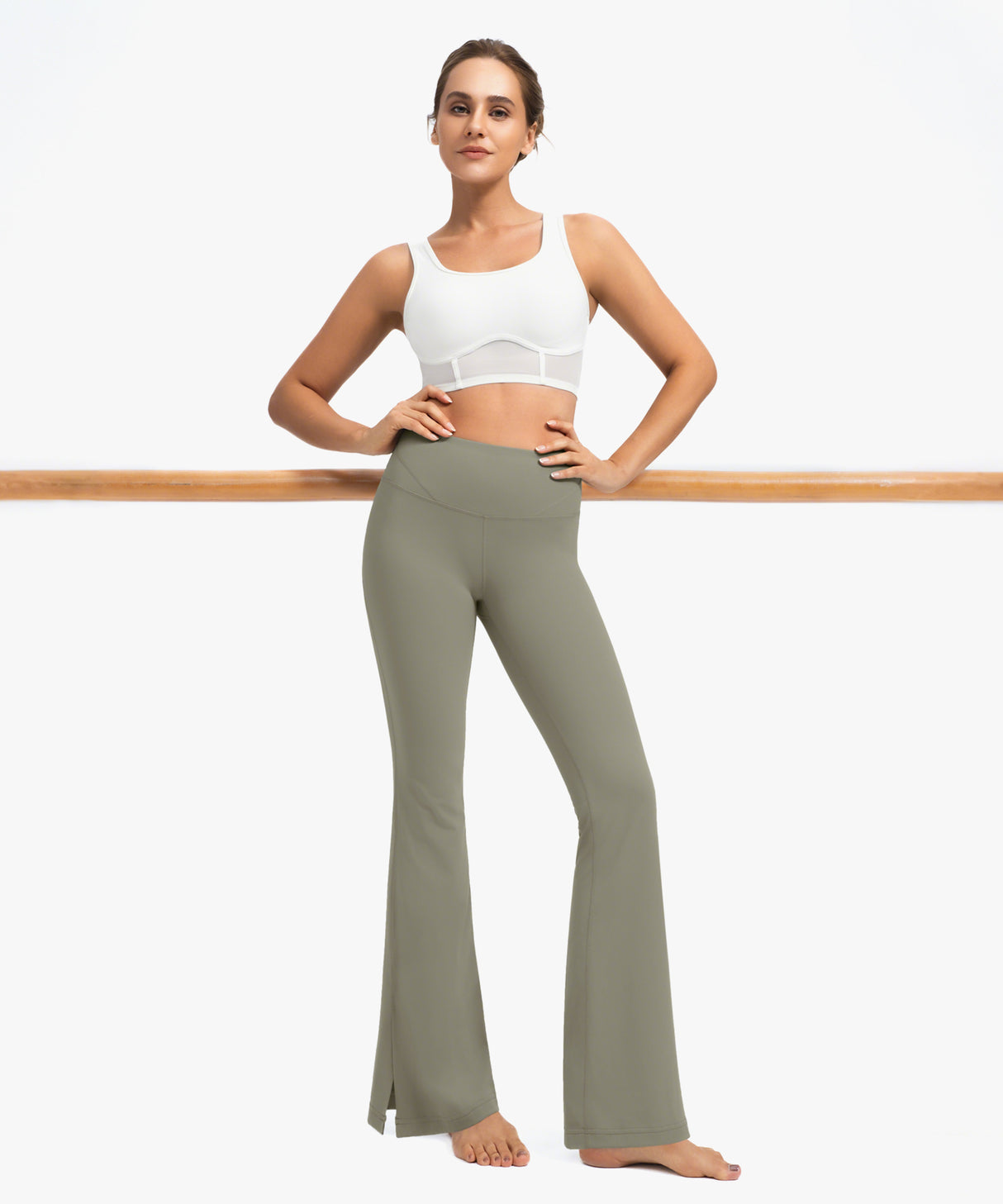 Anywhere High Waist Split Hem Flare Pants | Women's Light Support Pants Anywhere High Waist Split Hem Flare Pants | Women's Light Support Pants
