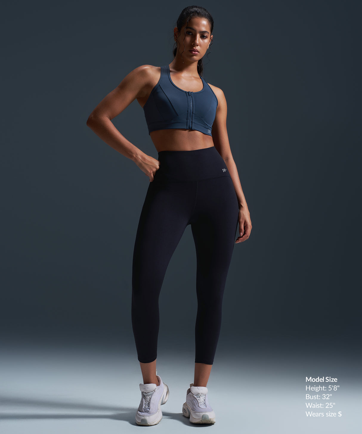 Enfold Zip Front Mesh Racerback Padded Running Bra | Women's High Support Sports Bra Enfold Zip Front Mesh Racerback Padded Running Bra | Women's High Support Sports Bra