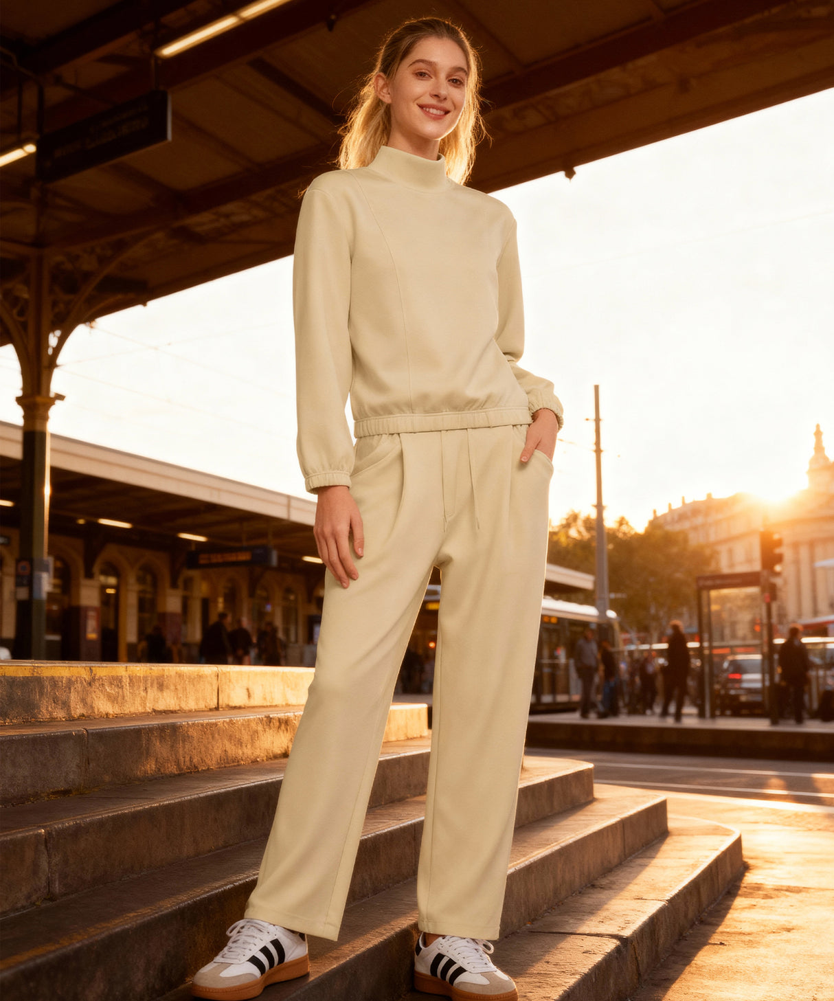 Pantalones deportivos casuales, cómodos, versátiles y holgados | Pantalones deportivos para mujer