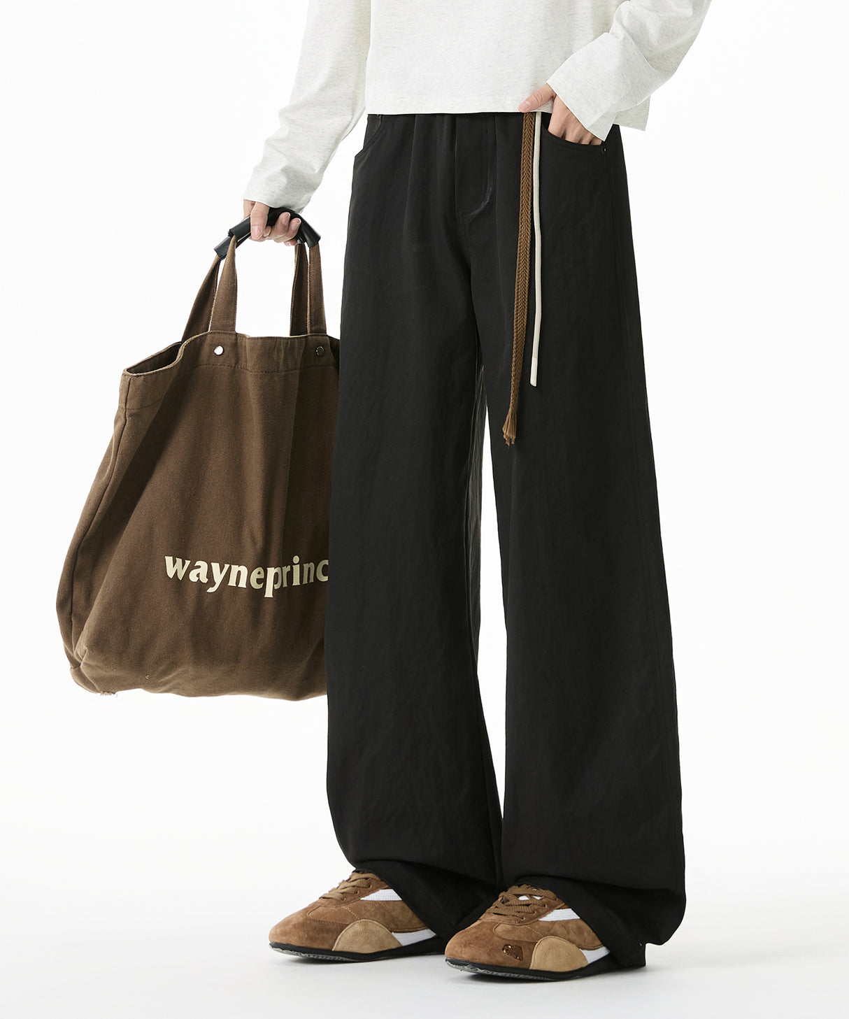 Bequeme, lässige Hose mit mehreren Taschen und Gürtel, 27 Zoll | Damenhose Bequeme, lässige Hose mit mehreren Taschen und Gürtel, 27 Zoll | Damenhose