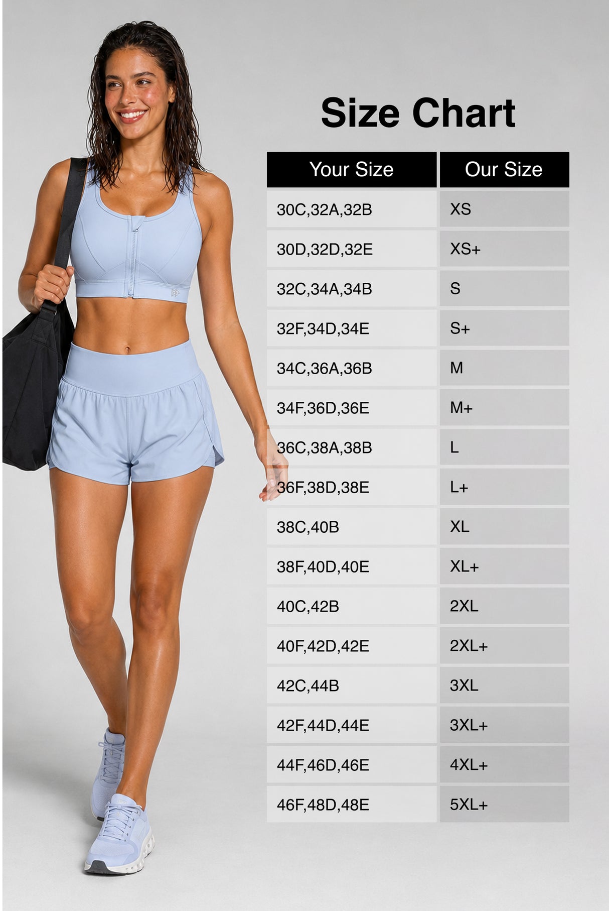 Enfold™ Zip Front Breathable Racerback High Impact Running Bra | Women's High Support Sports Bra