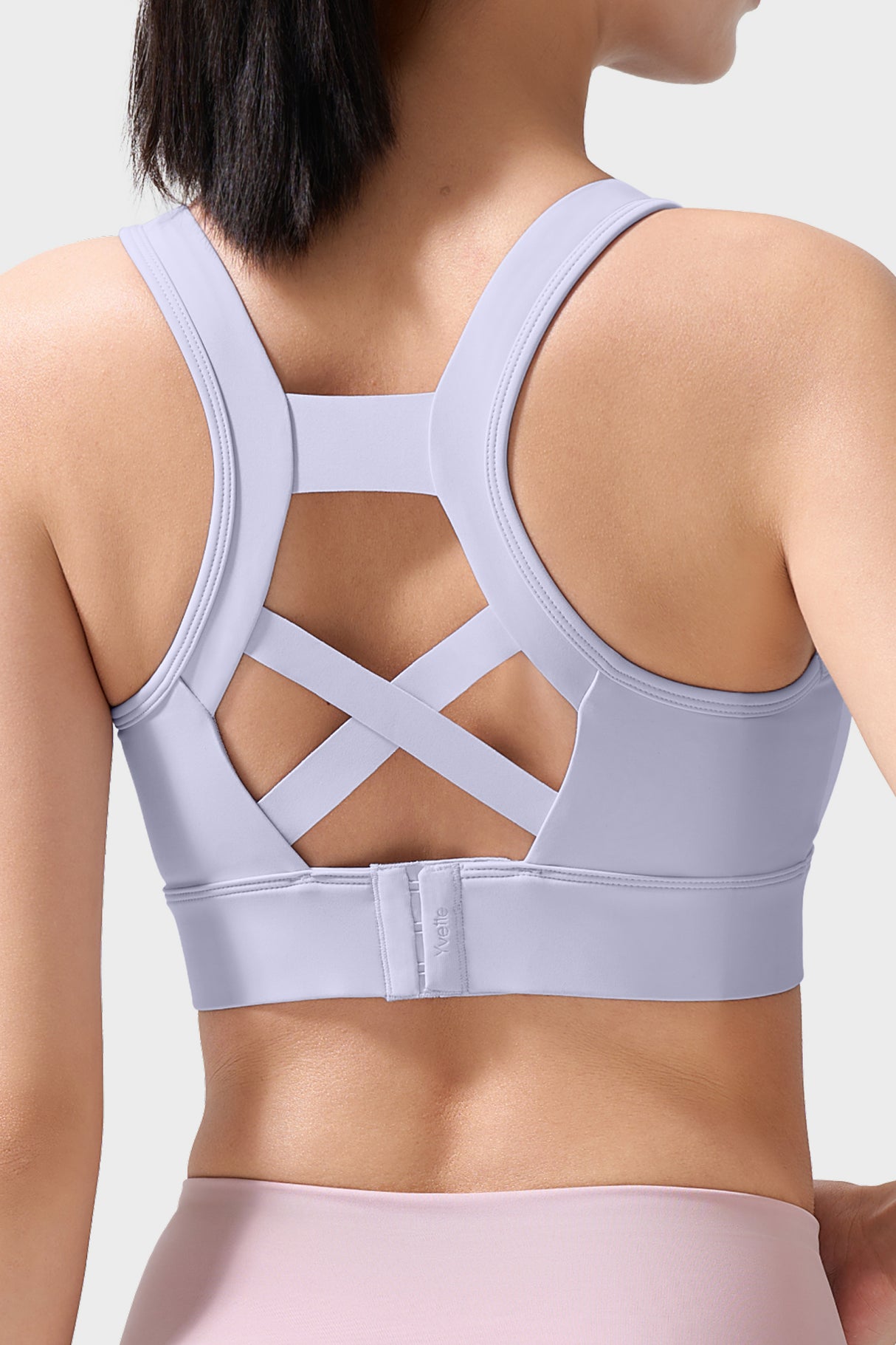 Echo Natural Shine Sportlicher Lauf-BH mit offenem Rücken | Sport-BH mit starkem Halt für Damen