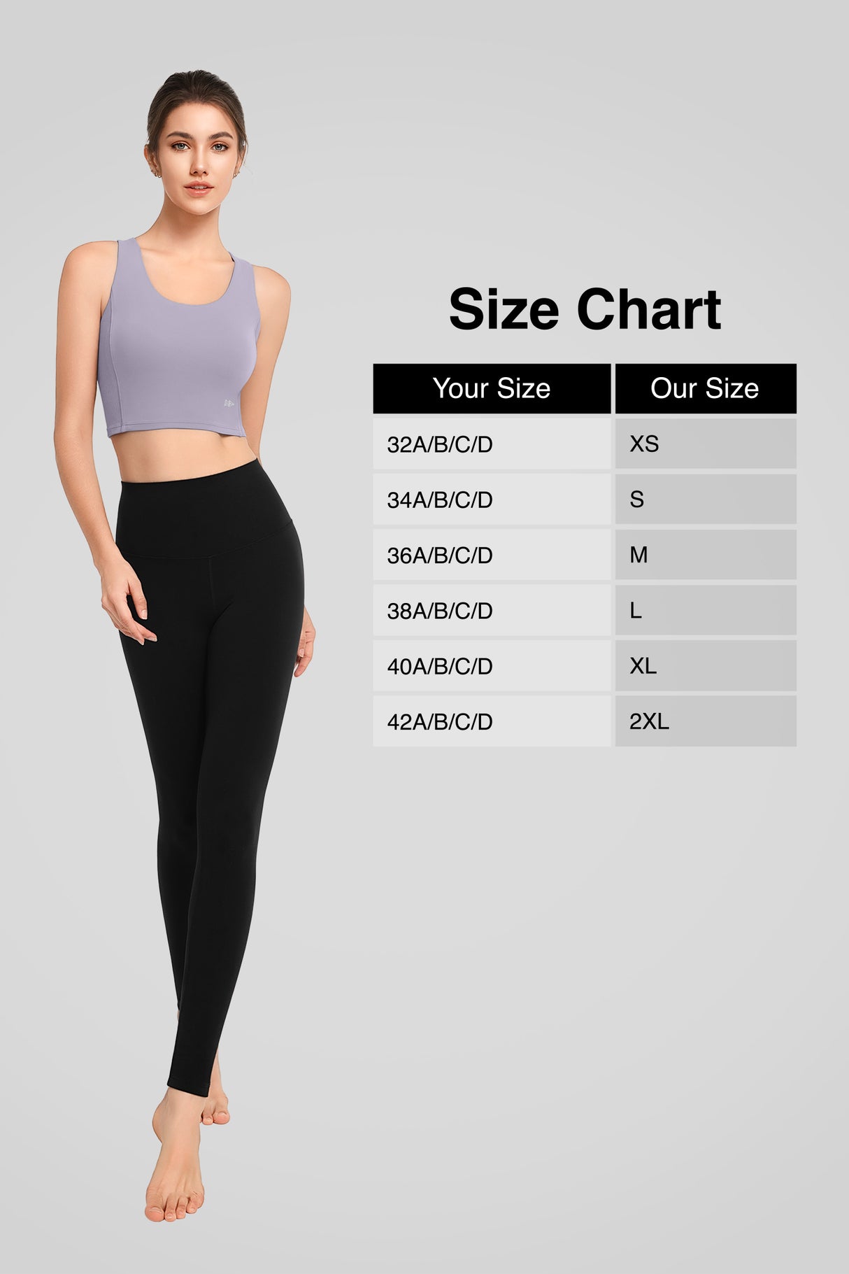 Reggiseno yoga Anywhere con coste a contrasto e aperture | Reggiseno sportivo leggero da donna