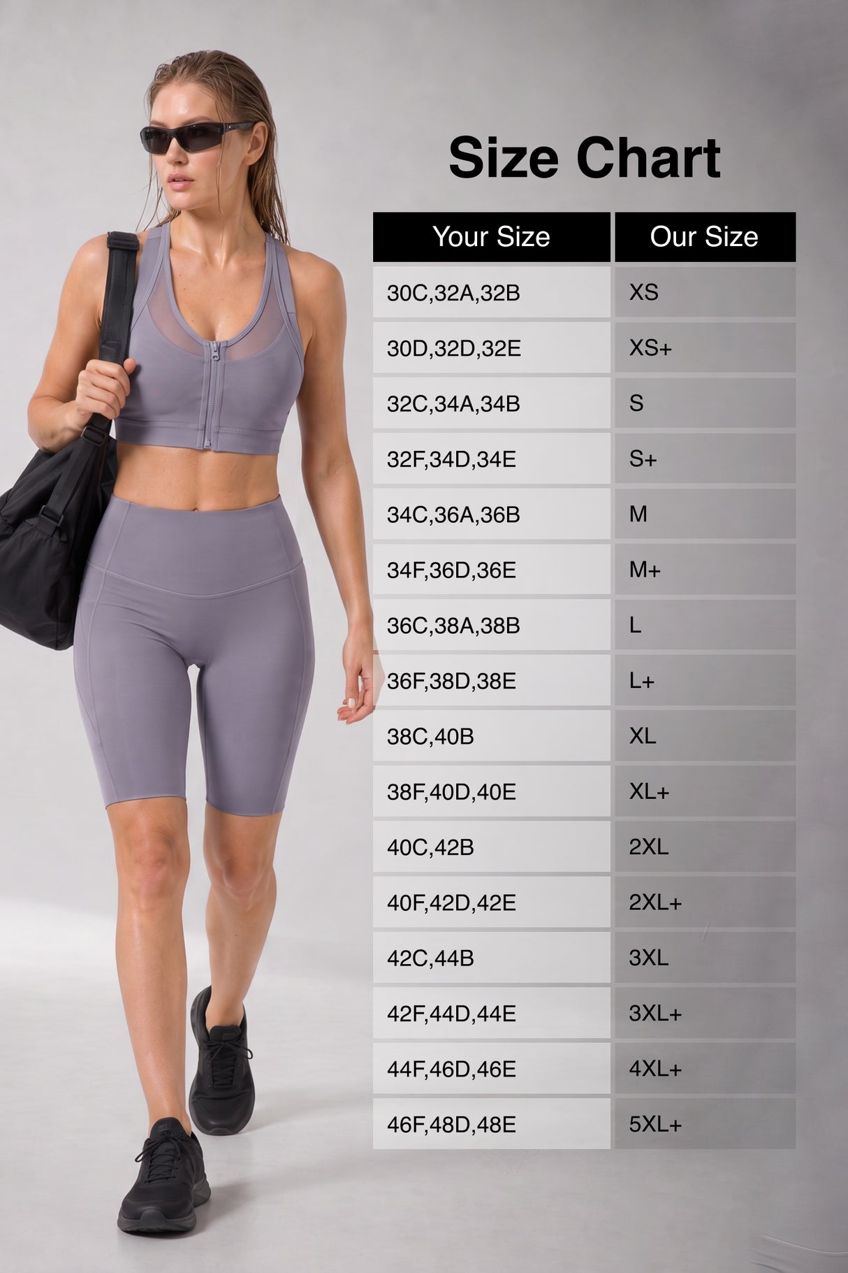 Power™ Zip Front Breathable Full-Coverage Running Bra | Women's High Support Sports Bra