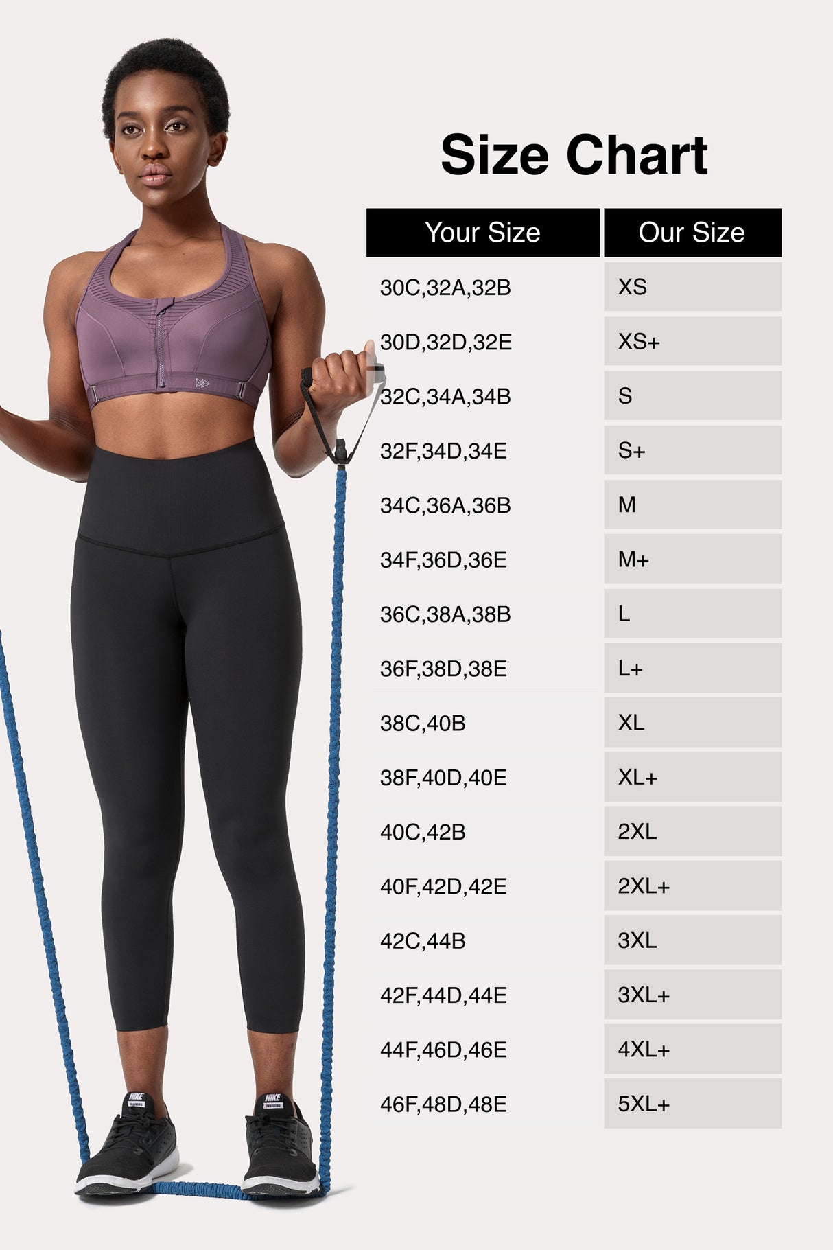 Power™ Adjustable Padded Running Bra | Women's High Support Sports Bra