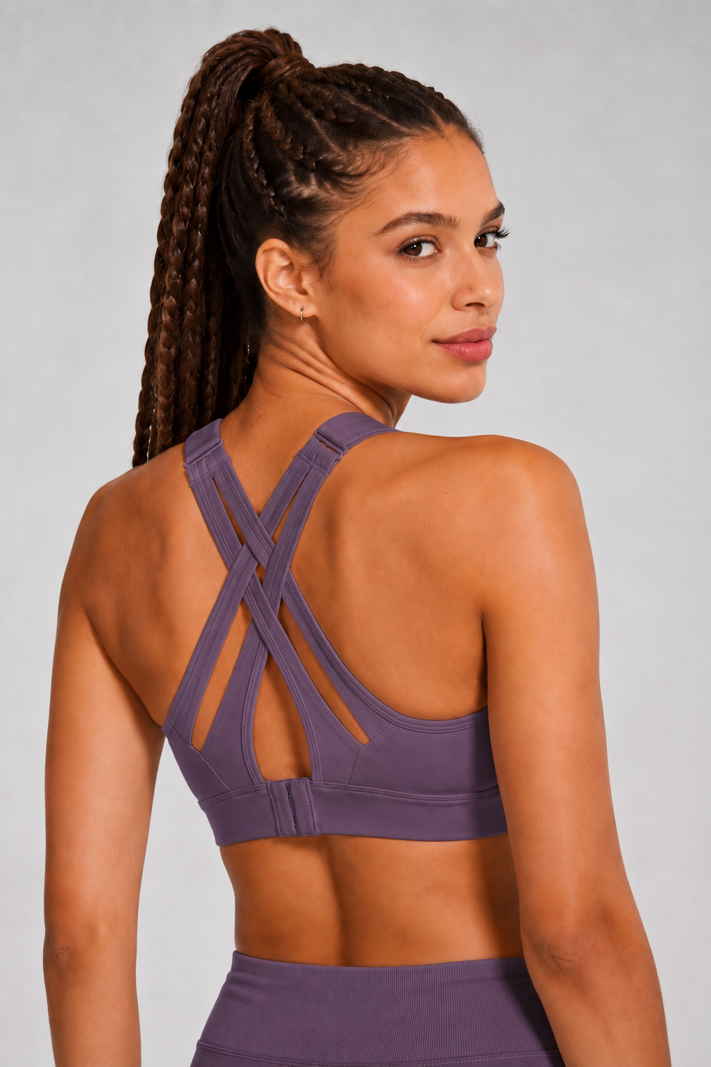 Power™ Adjustable Crisscross Padded Running Bra | Women's High Support Sports Bra