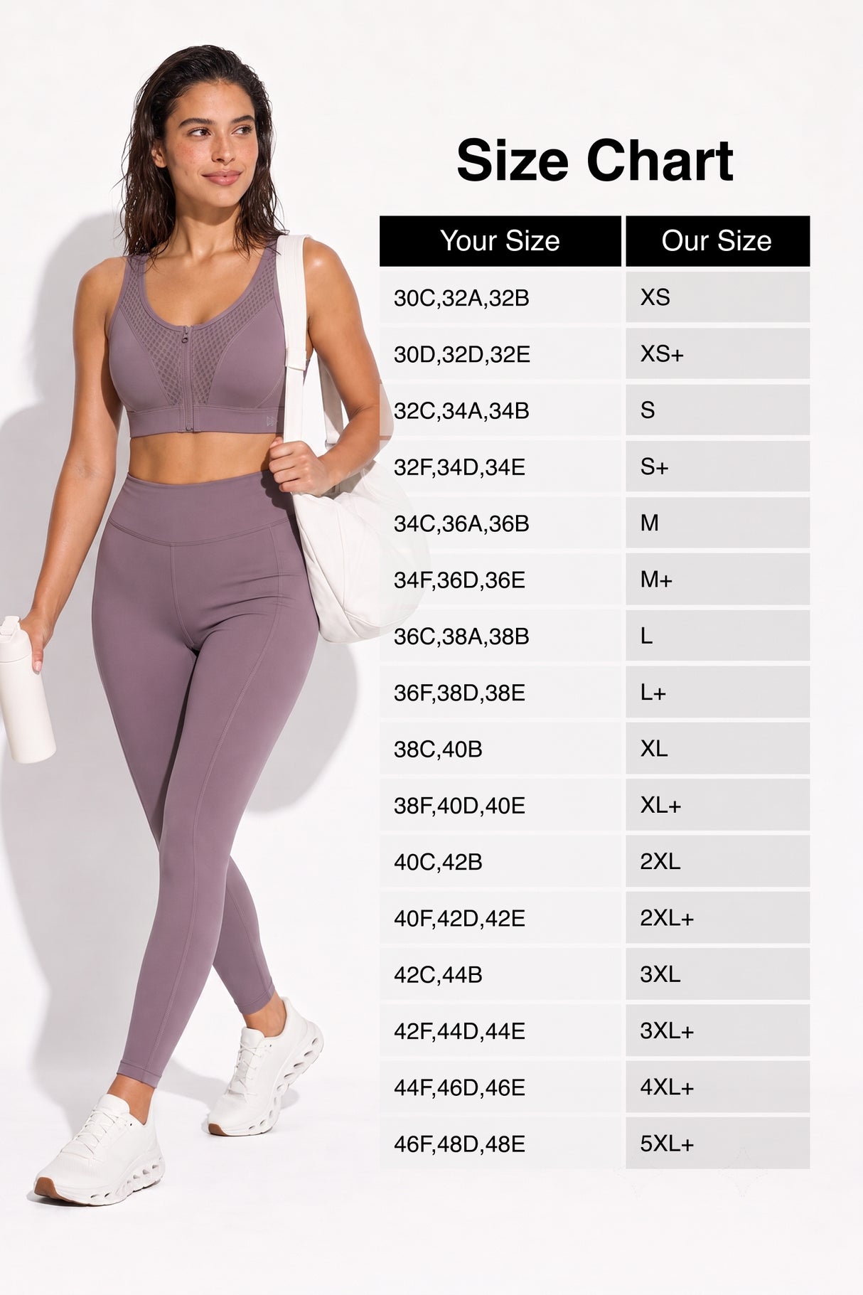 Reggiseno sportivo Power Grid Mesh con cerniera frontale | Reggiseno sportivo ad alto sostegno da donna