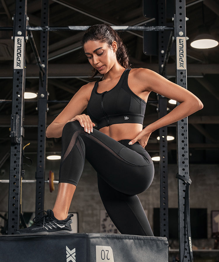 Reggiseno da corsa Power Cross Racerback | Reggiseno sportivo ad alto sostegno da donna