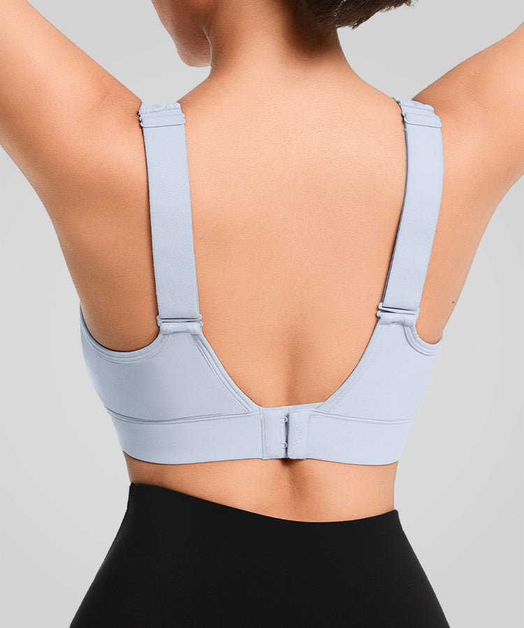 Sujetador deportivo transpirable con espalda cruzada y acolchado para correr | Sujetador deportivo de alta sujeción para mujer Sujetador deportivo transpirable con espalda cruzada y acolchado para correr | Sujetador deportivo de alta sujeción para mujer