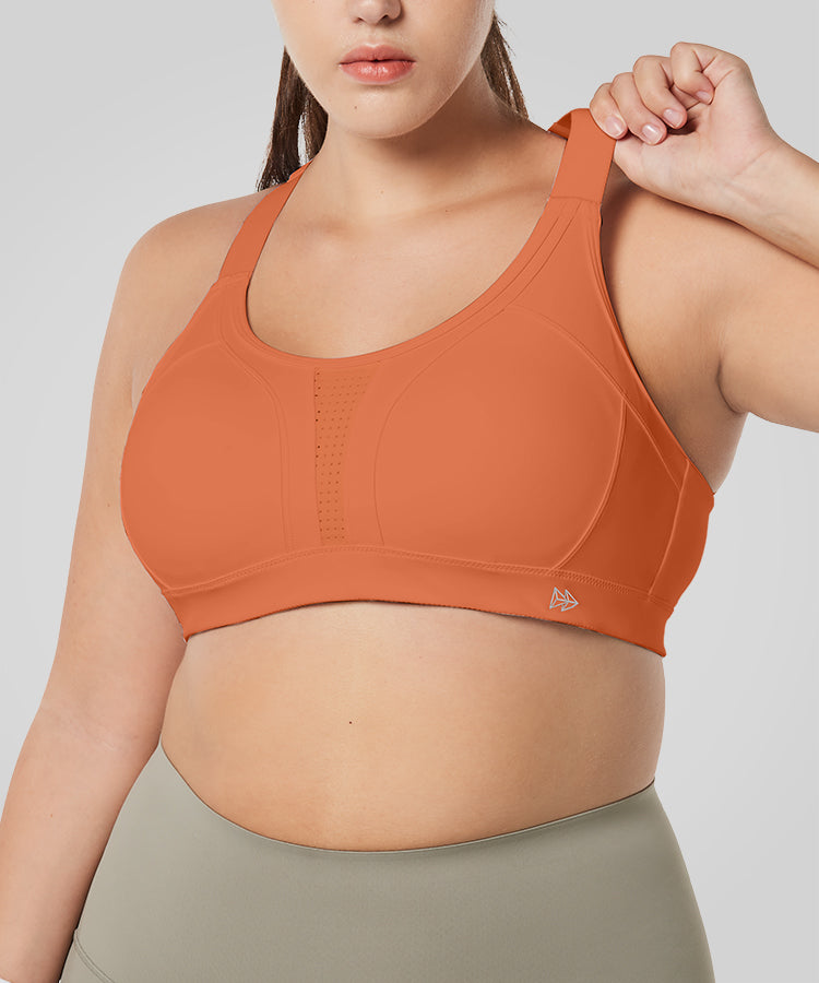 Power Adjustable Criss cross Padded Running Bra | Women's High Support Sports Bra (Plus Size) Power Adjustable Criss cross Padded Running Bra | Women's High Support Sports Bra (Plus Size)