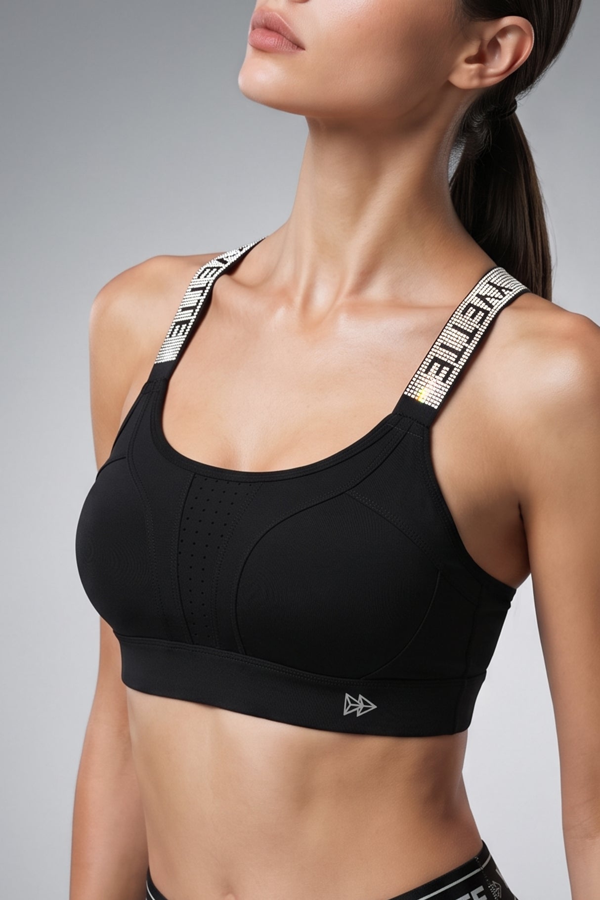 Power™ Adjustable Crisscross Padded Running Bra | Women's High Support Sports Bra