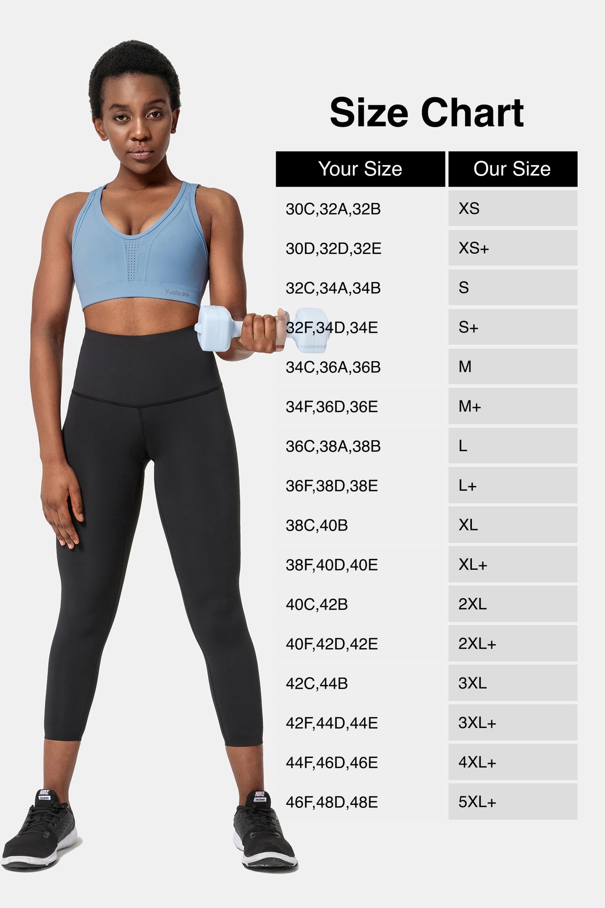 Power™ Cross Back Padded Running Bra | Women's High Support Sports Bra