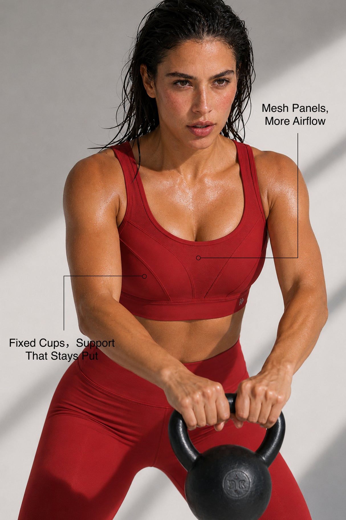 Shift™ Breathable Adjustable Support Padded Bra | Women's Medium Support Sports Bra