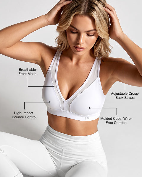 Yvette sports bra technical construction overview Yvette sports bra technical construction overview