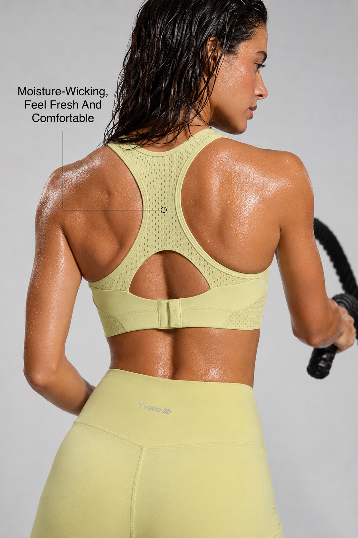 Sculpt™ Racerback High Impact Sports Bra With Breathable Mesh | Women's High Support Sports Bra
