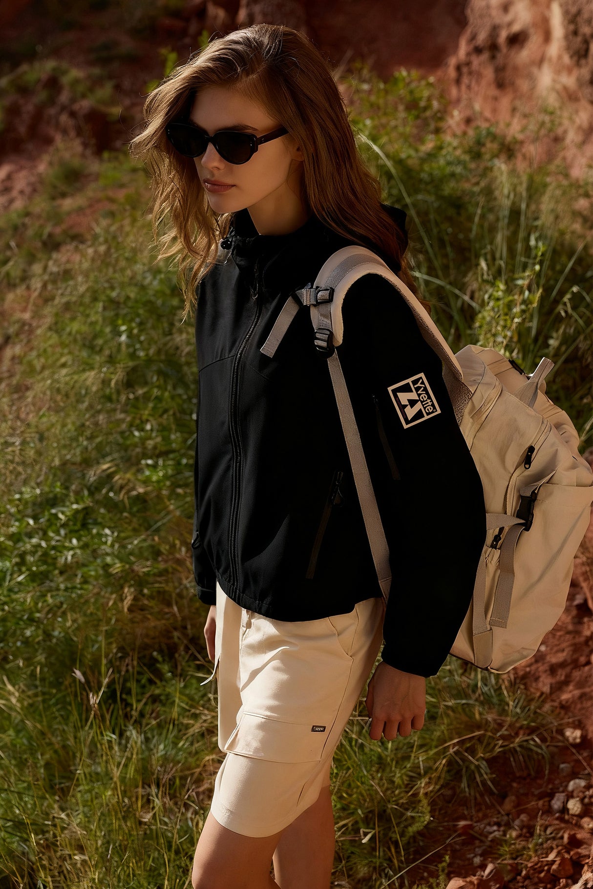 Chaqueta ligera, suave y resistente al viento, impermeable y resistente a la intemperie | Chaqueta deportiva para mujer