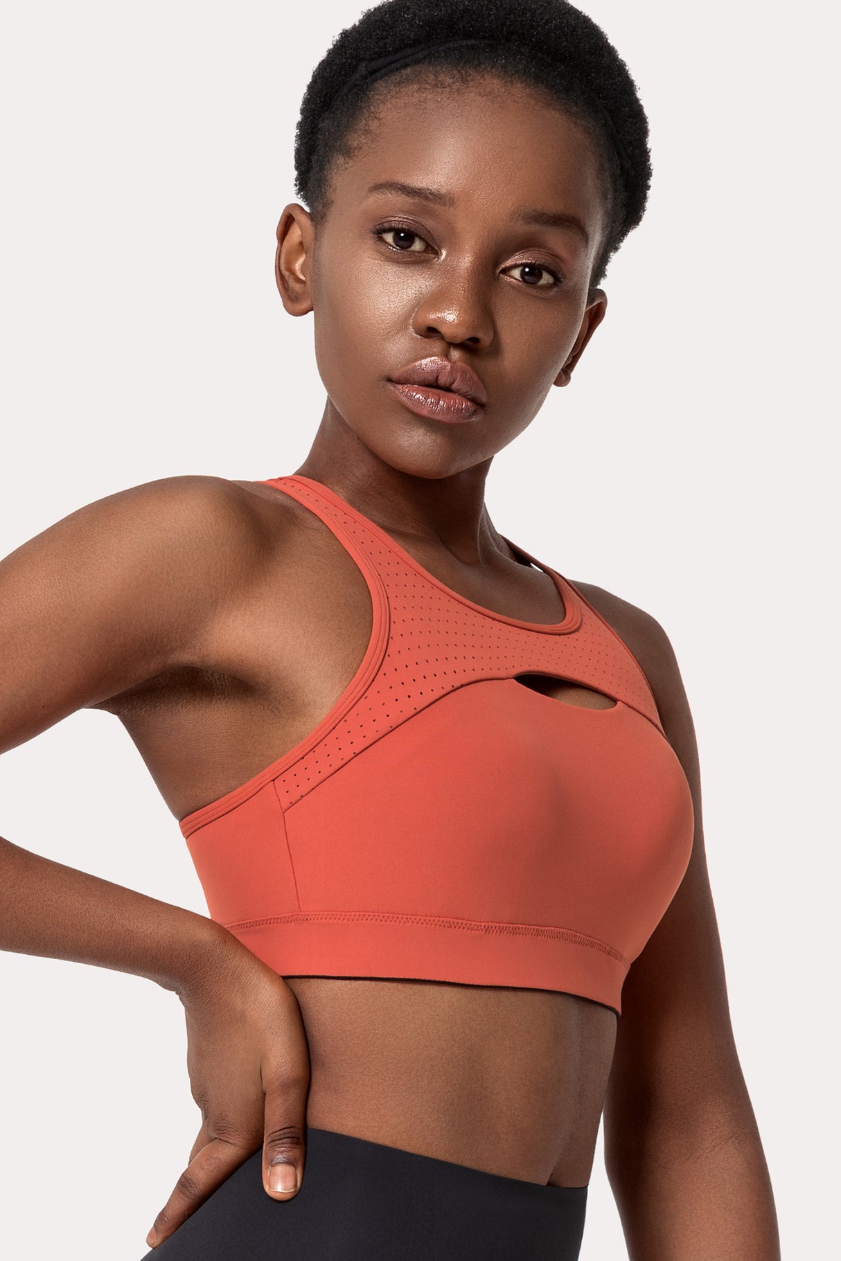 Enfold™ Airflow Cross Back High Support Running Bra | Women's High Support Sports Bra (Plus Size)
