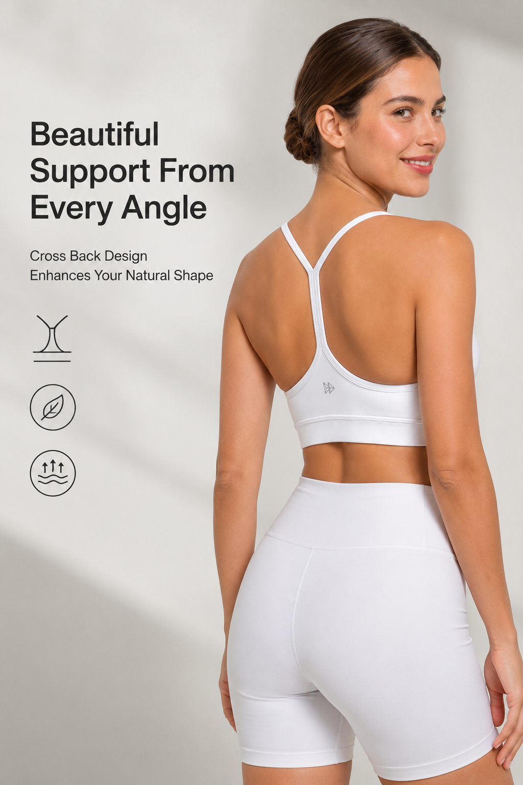 Anywhere™ Scoop Neckline Strappy Padded Yoga Bra | Women's Light Support Sports Bra