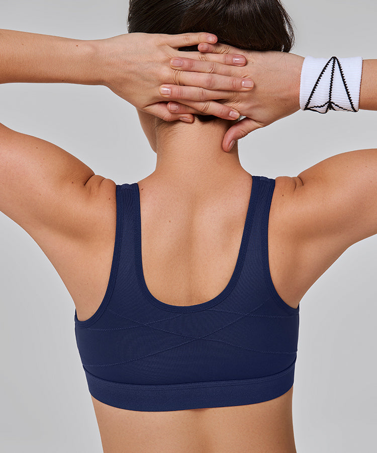 Reggiseno da corsa Power Classic Zip | Reggiseno sportivo ad alto sostegno da donna