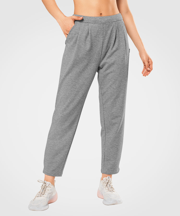 Anywhere Pockets Pleated Track Pants, Women's Sports Pants