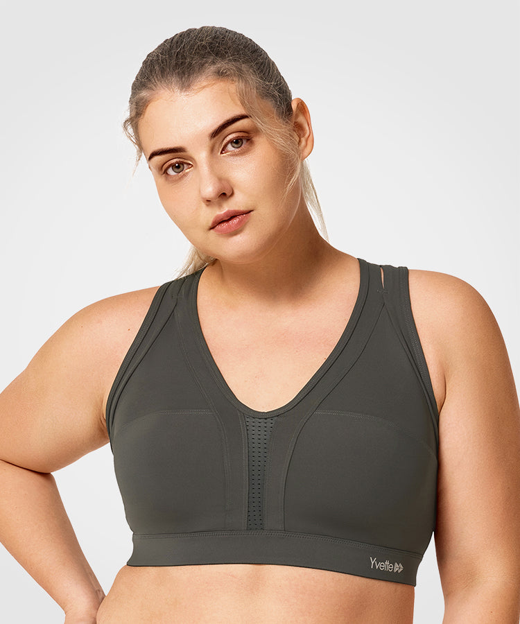 Power Cross-Back Breathable High Impact Running Bra | Women's High Support Sports Bra