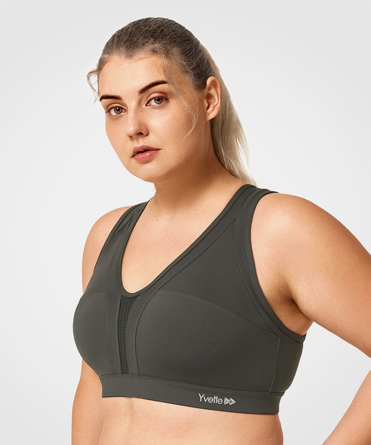 Power Cross-Back Breathable High Impact Running Bra | Women's High Support Sports Bra
