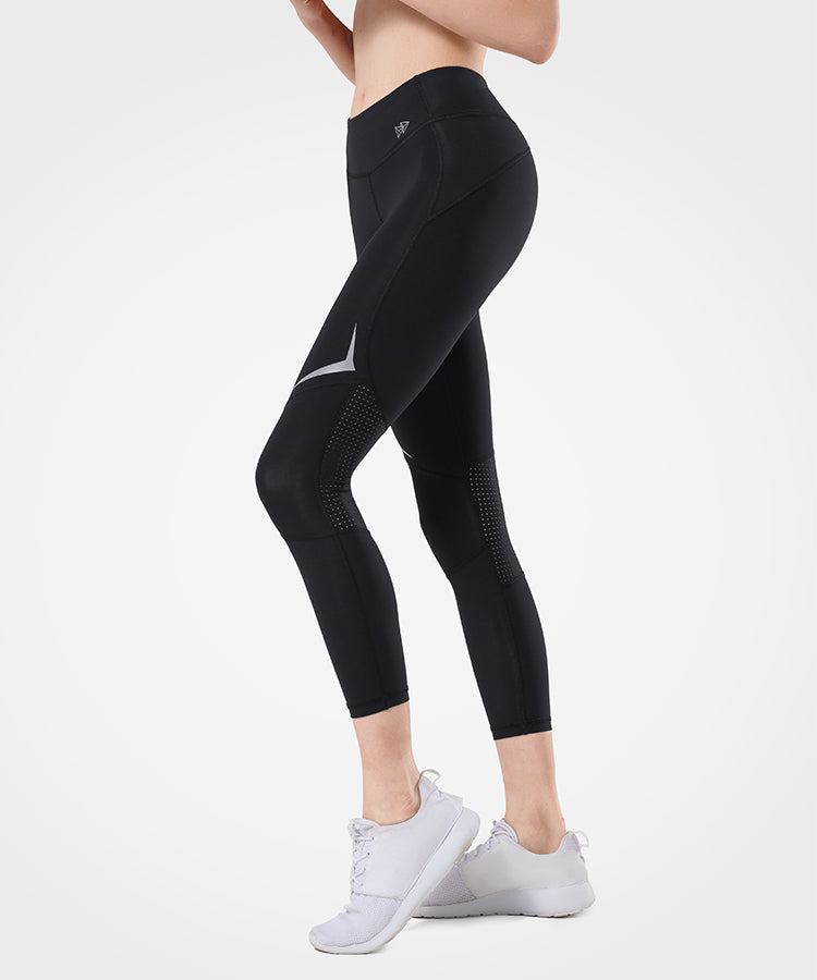 Sculpt Atmungsaktive Airhole-Laufleggings 22" | Damen-Leggings mit starkem Halt