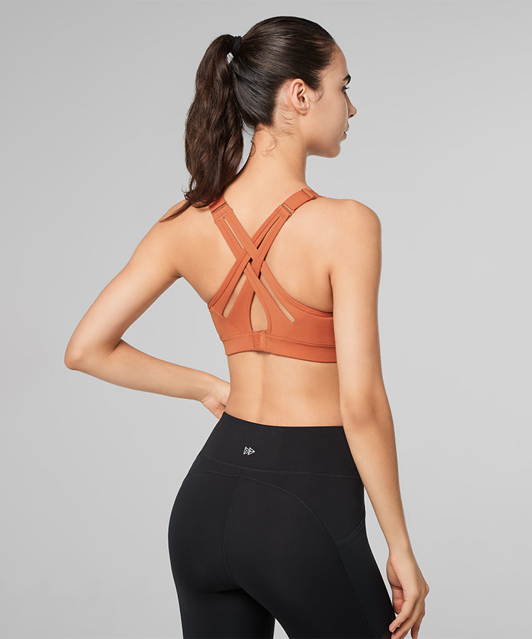 Power Adjustable Criss cross Padded Running Bra | Women's High Support Sports Bra (Plus Size) Power Adjustable Criss cross Padded Running Bra | Women's High Support Sports Bra (Plus Size)