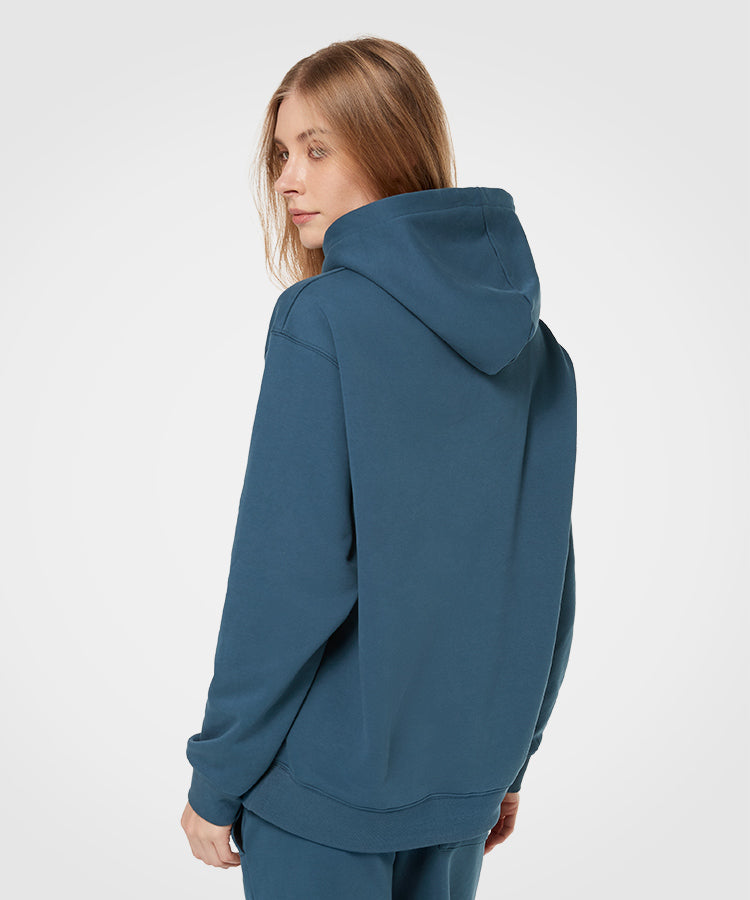 Shift Hoodie mit überschnittenen Schultern und Kordelzug | Sport-Hoodie für Damen