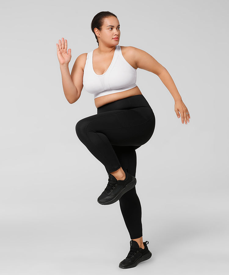 Power Cross Back Vadderad Löpar-BH | Sport-BH med högt stöd för kvinnor (plus size) Power Cross Back Vadderad Löpar-BH | Sport-BH med högt stöd för kvinnor (plus size)