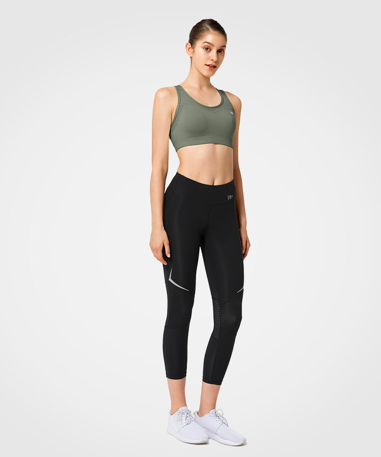 Shift Racerback Breathable Full-Coverage Running Bra | Women's High Support Sports Bra
