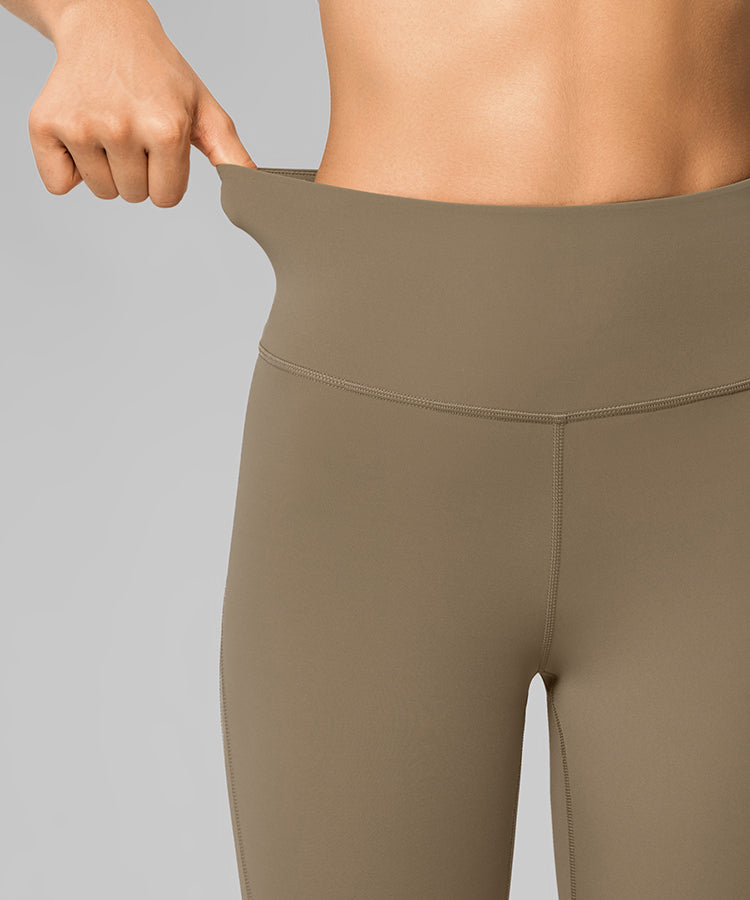 Echo High Waist Cropped Running Shorts 9 Inches | Women's High Support Sports Shorts