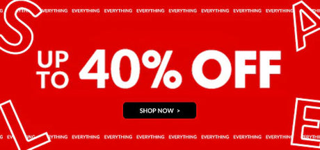 Up to 40% off