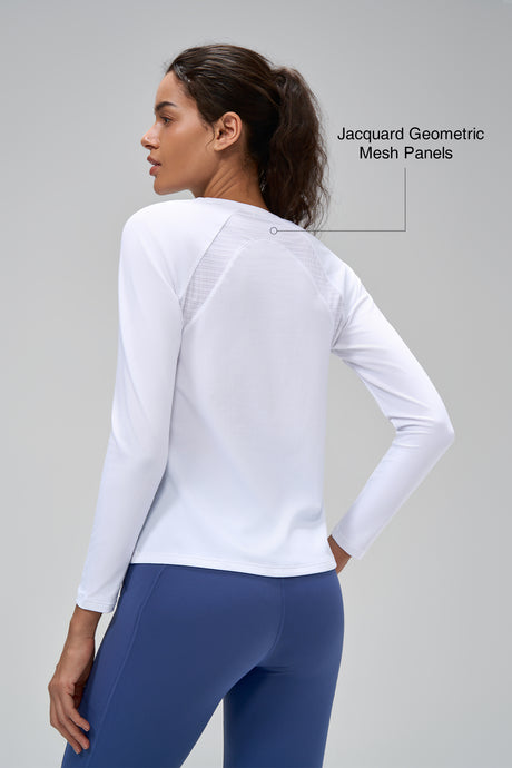 Anywhere Performance Mesh Langarm-T-Shirt | Damen Langarm-T-Shirt