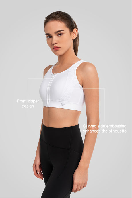 Sujetador deportivo acolchado con diseño recortado Echo | Sujetador deportivo de alta sujeción para mujer