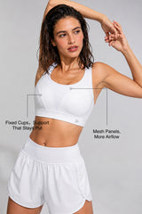 Shift™ Breathable Adjustable Support Padded Bra | Women's Medium Support Sports Bra