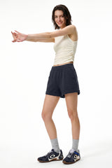 Anywhere™ Built-In Cups Stretch Ribbed Tank | Women's Sports Tank For Yoga & Daily