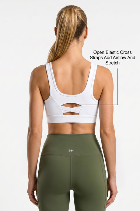 Power™ Zip Front Air Flow Back Full Coverage High Support Sports Bra | Women's High Support Sports Bra