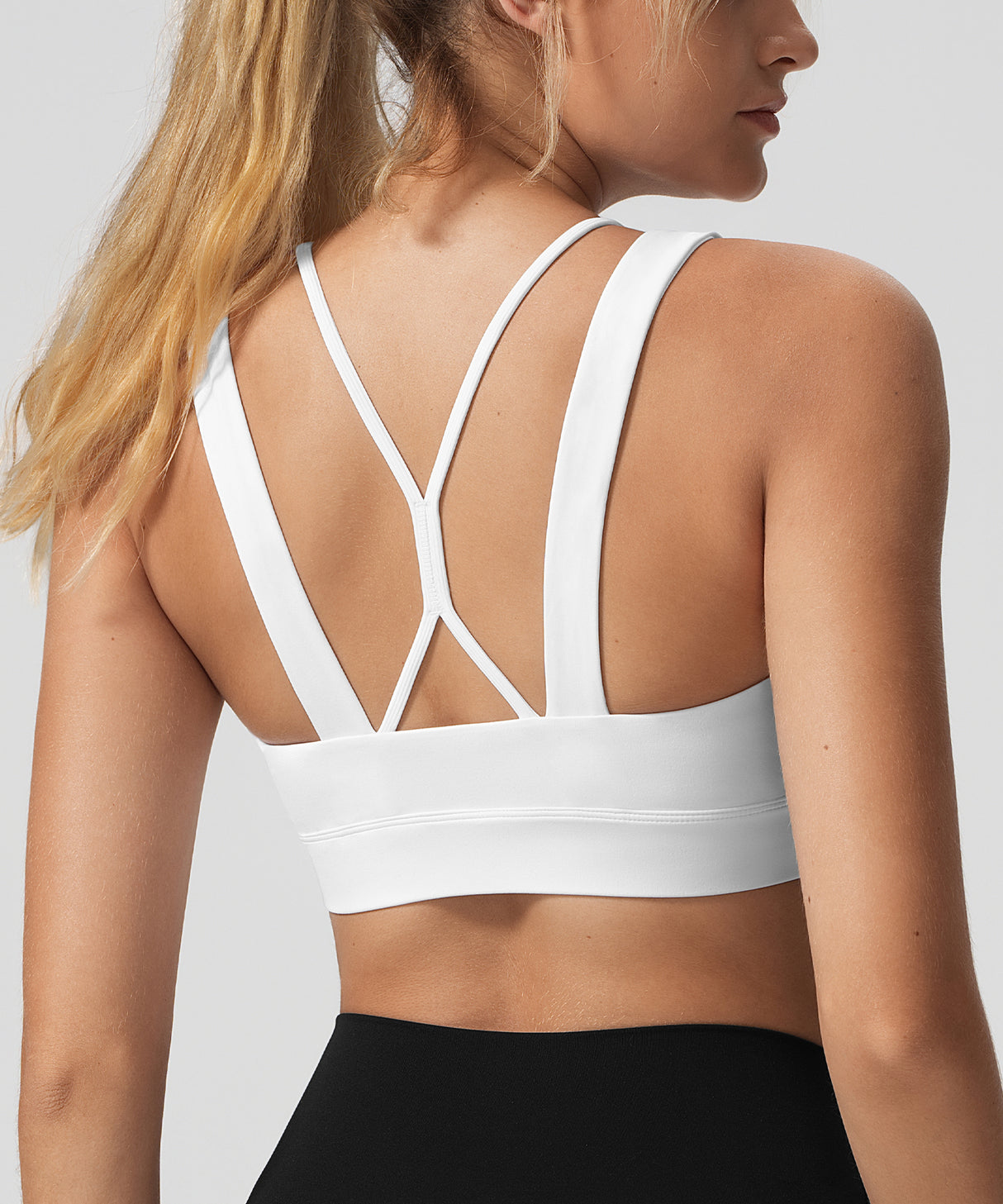 Anywhere Cross-back Soft Fixed Cups Yoga Bra | Women's Light Support Sports Bra Best For Yoga, HIIT