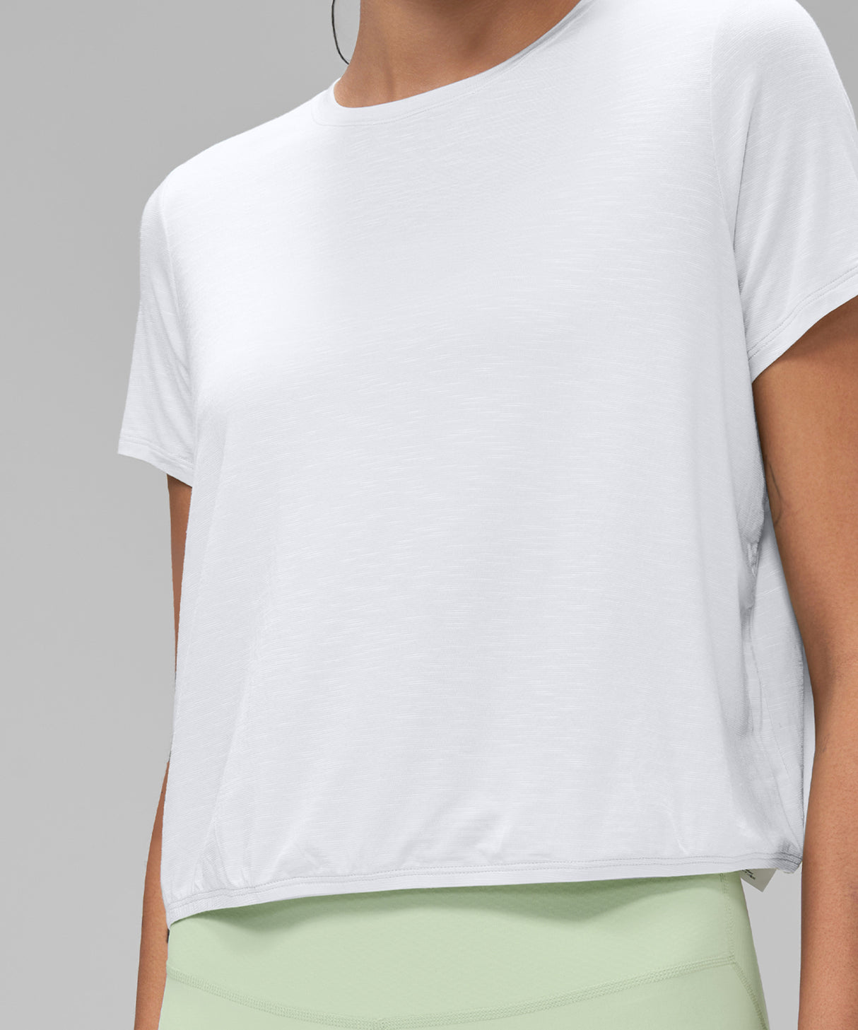 Anywhere Lightweight Soft Relaxed-Fit Cropped Training Tee | Women's Sports T-shirt