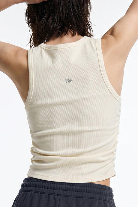 Anywhere™ Built-In Cups Stretch Ribbed Tank | Women's Sports Tank For Yoga & Daily - image 5