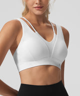 Anywhere Cross-back Soft Fixed Cups Yoga Bra | Women's Light Support Sports Bra Best For Yoga, HIIT