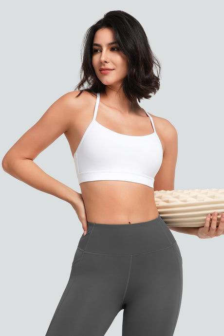 Anywhere™ Typical Y-Back Spaghetti Thin Straps Yoga Bra | Women's Low Support Sports Bra