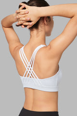 Power™ Zip Front Criss Cross High Support Running Bra | Women's High Support Sports Bra (Plus Size)