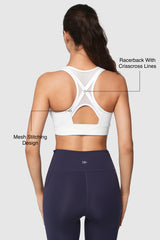 Reggiseno da corsa Power Cross Racerback | Reggiseno sportivo ad alto sostegno da donna